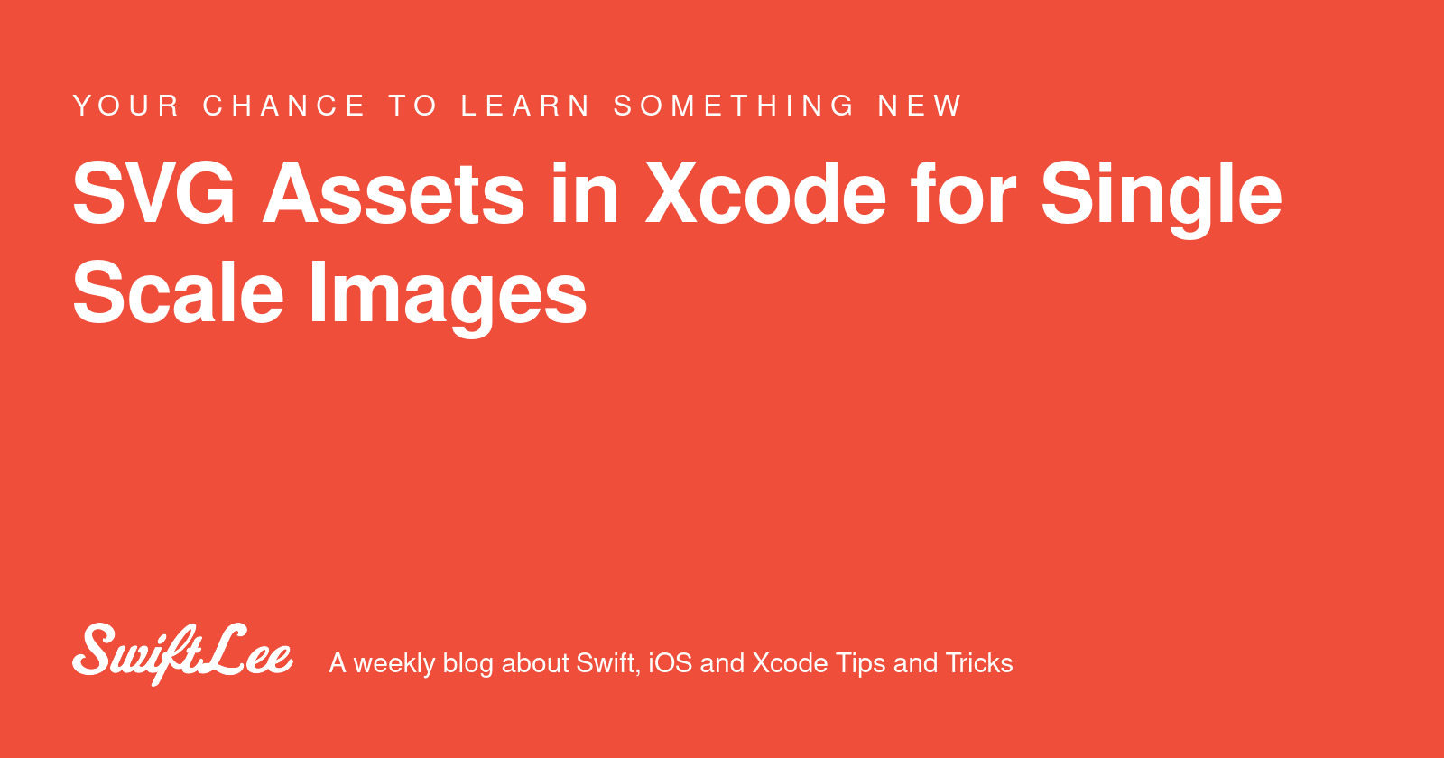 Download Svg Assets In Xcode For Single Scale Images Swiftlee