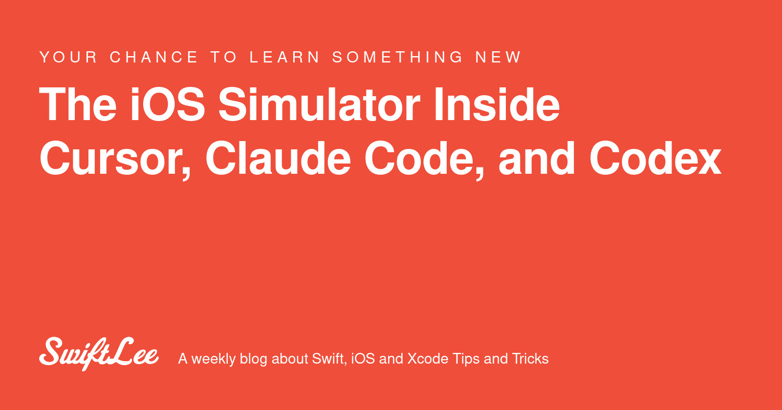The iOS Simulator Inside Cursor, Claude Code, and Codex